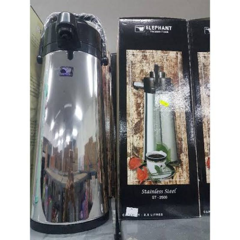TERMOS ELEPHANT 2.5 LITER STAINLESS STEEL VACUUM FLASK