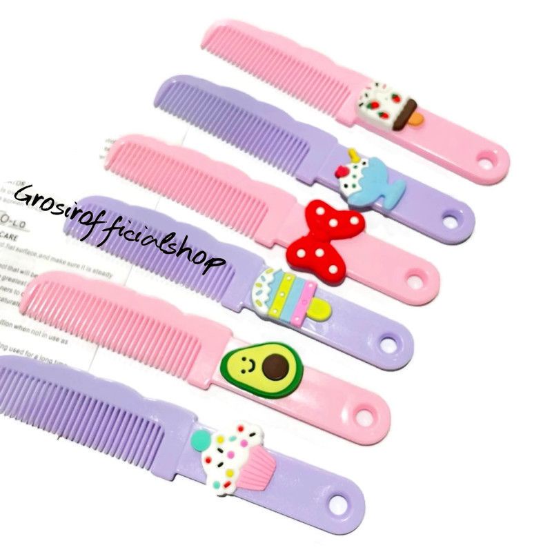 SISIR MINI KARAKTER - SISIR RAMBUT MOTIF - SISIR PRAKTIS - SISIR RAMBUT ANAK