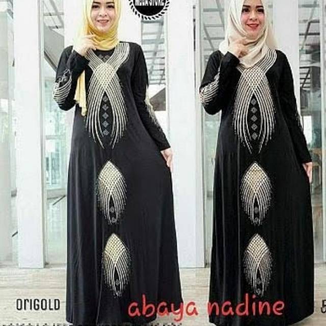 Maxi Abaya Nadine Hitam