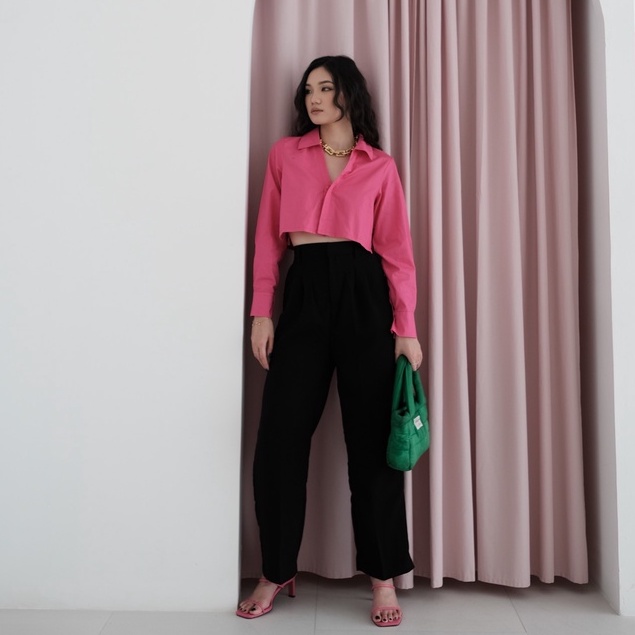 [TAVIA] ROMA PANTS / Celana Panjang Kulot / Celana Panjang Wanita / Celana Kerja Wanita