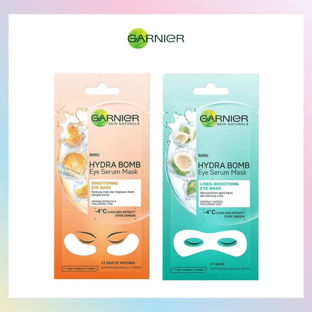 GARNIER Hydra Bomb Eye Mask Serum Skin Care (Brightening, Line-Smoothing)