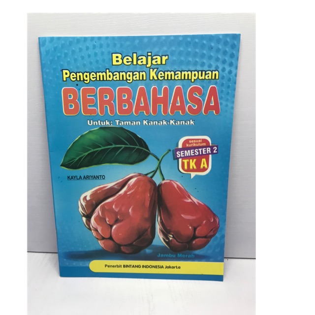 Buku belajar berbahasa anak TK A semester 2