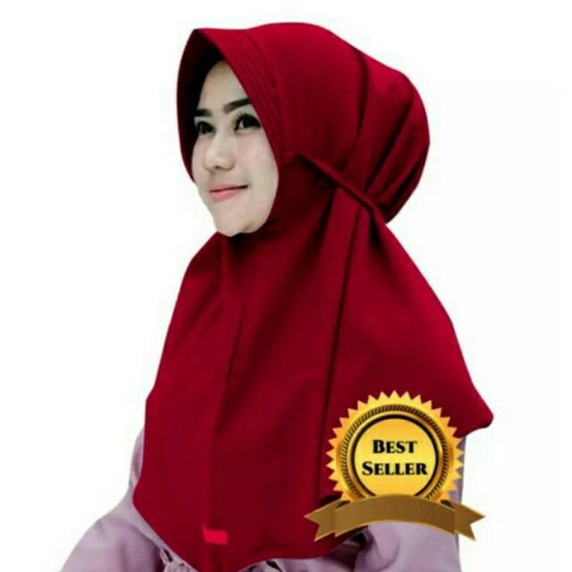 VIAHIJAB_JEPARA Khimar pet tali (Jilbab tali / khimar pet