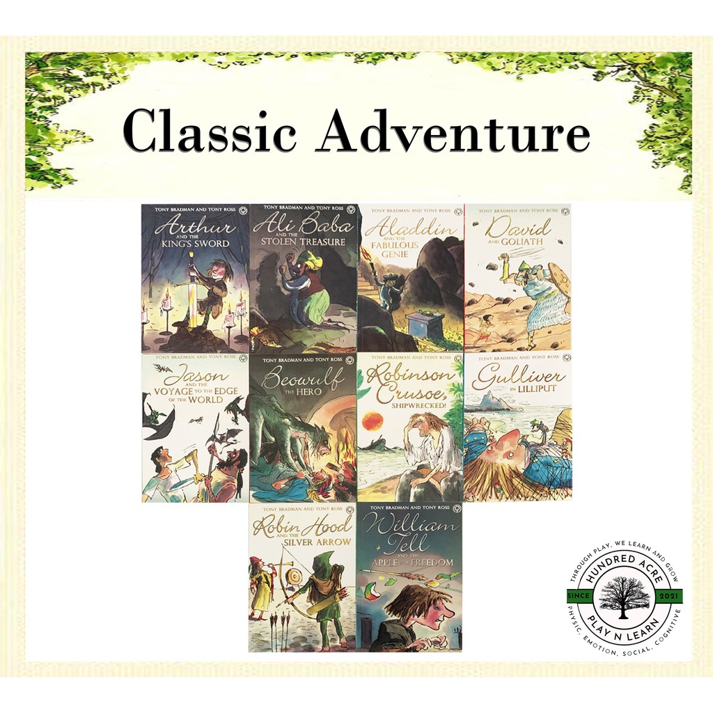 

Classic Adventure Literature Stories 1 Set 10 Books [Buku Anak Import]