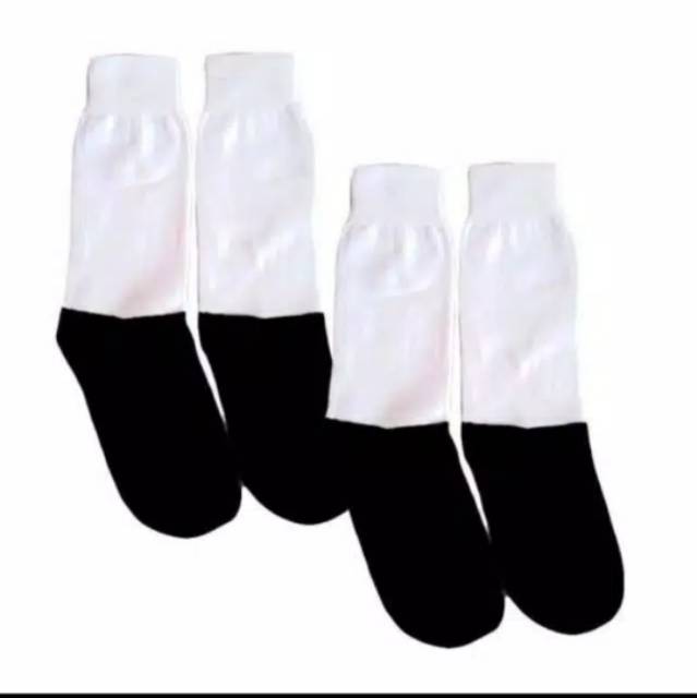 KAOS KAKI SEKOLAH SMP hitam putih POLYSTER