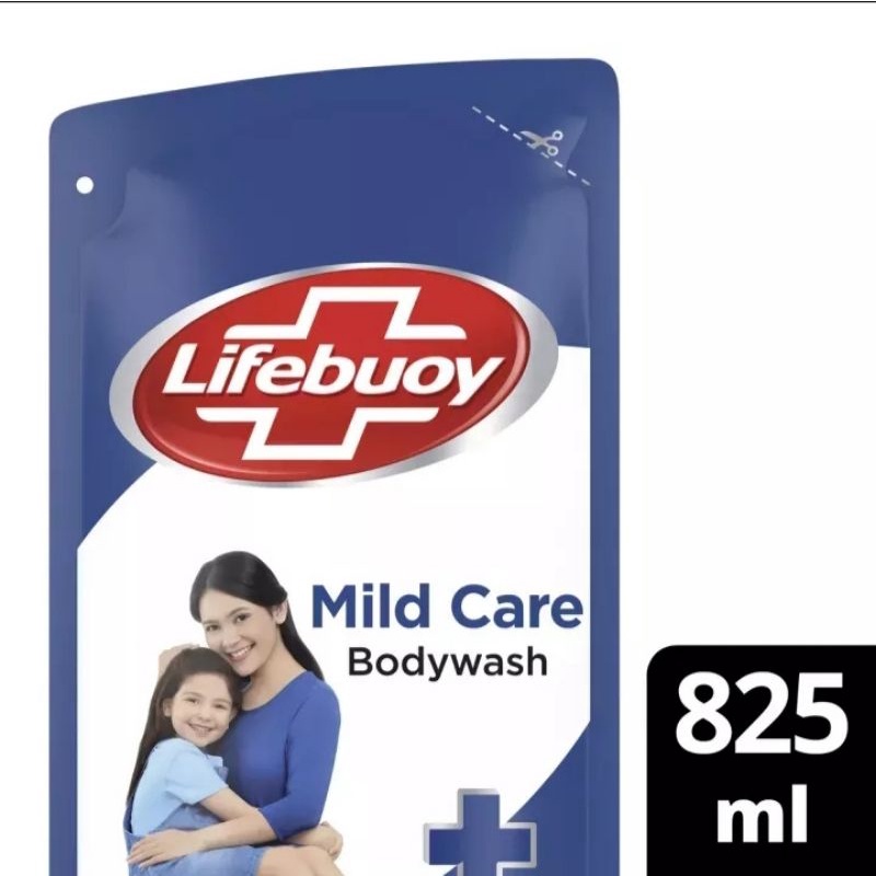 Lifebuoy Sabun Mandi Cair Body Wash Mildcare Refill 825ml