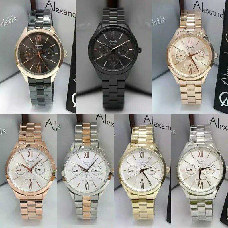 JAM TANGAN WANITA ALEXANDRE CRISTI AC2796/AC 2796 ORIGINAL