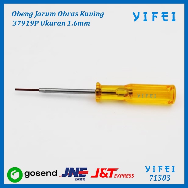 Obeng Jarum Obras L/Obeng L Obras Siruba/Obeng Mesin Obras/Obeng Bulat YIFEI 71303