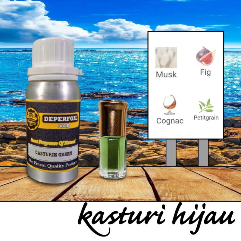 best seller parfum kasturi hijau best quality 100ml by dpg