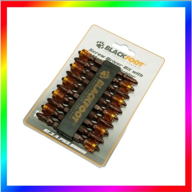 10 PCS MATA OBENG GIPSUM BLACKFOOT PH2 X 65MM