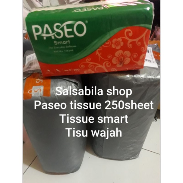 paseo tissue 250 sheet (tissue smart)