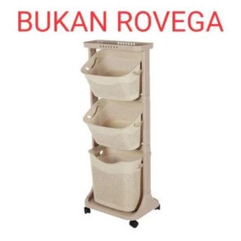 RAK PORTABLE SERBAGUNA / KERANJANG LAUNDRY / LAUNDRY BASKET ROVEGA