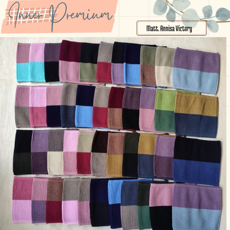 ECER INER/BANDANA  PREMIUM 2 WARNA