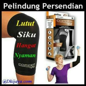 Pelindung Persendian Lutut/Siku Cooper Fit Knee Elbow Termurah.