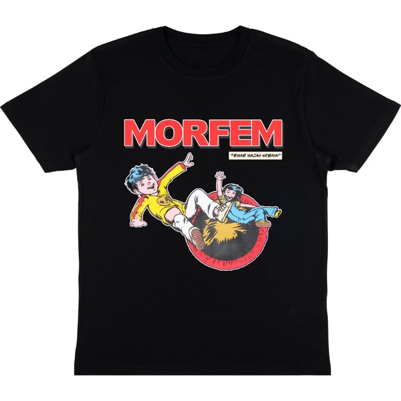 kaos MORFEM BINAR WAJAH SEBAYA / kaos big size S M L XL XXL 3XL 4XL / baju MORFEM / kaos pria / kaos