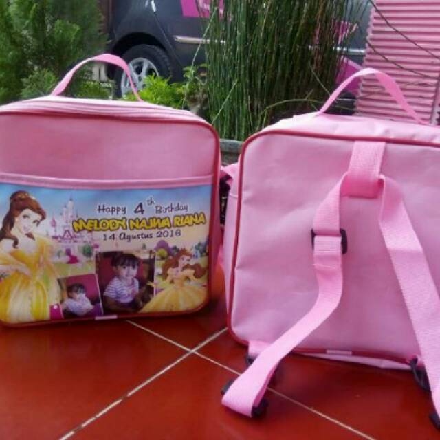 

Souvenir Tas sekolah custom3in1