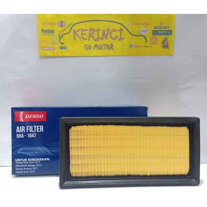FILTER UDARA DENSO DXA-1047 TOYOTA NEW YARIS 2015 - MITSUBISHI MIRAGE