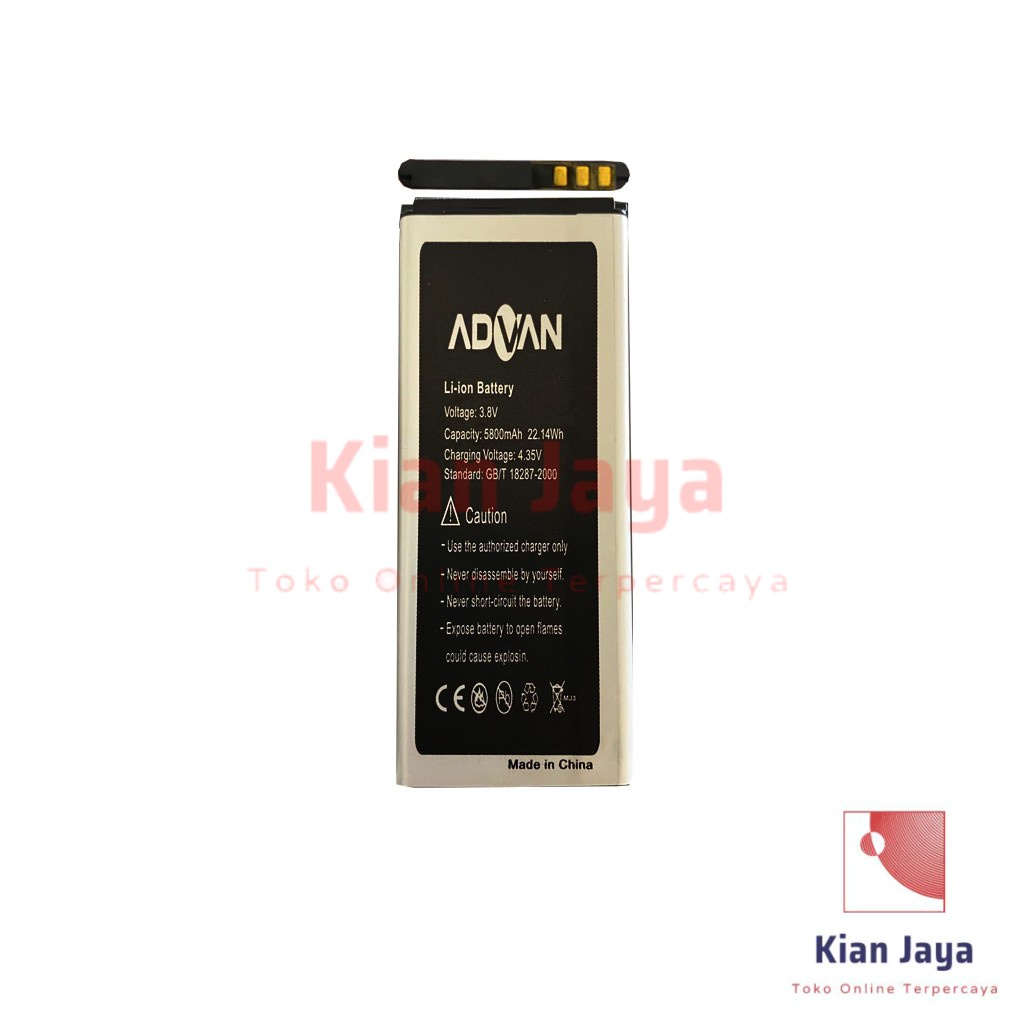 Baterai Advan S4Z Original Double Power Batre Batrai Battery Hp Ori