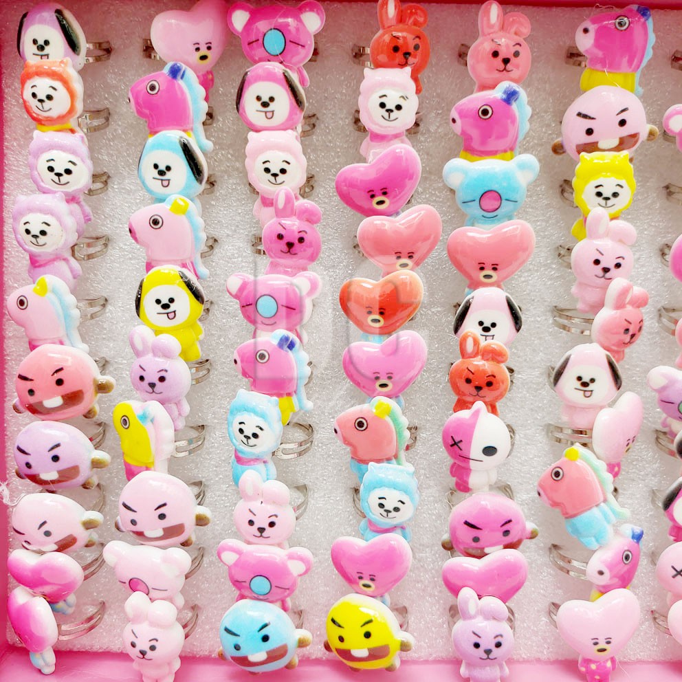 MURAH!!! CINCIN BT21 ANAK BTS TATA CHIMMY RJ KOYA COOKY MANG SHOOKY VAN