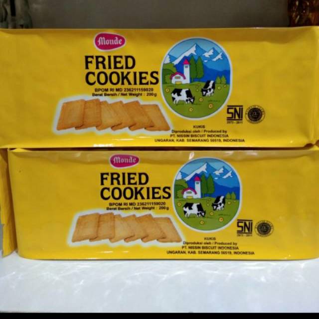 

Monde Fried Cookies 200gr