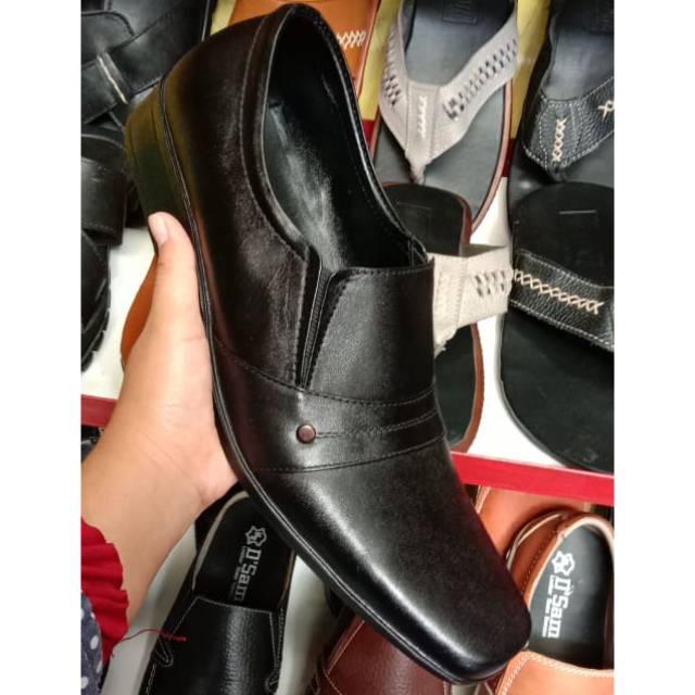 Sepatu kulit pria garut