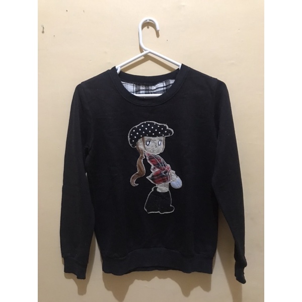Crewneck Preloved Sweater second cewek