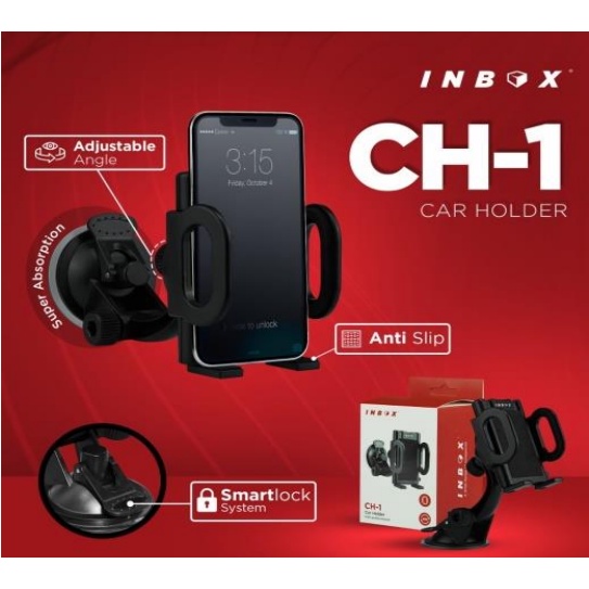 INBOX Holder Stand Mobil CH 1 / 2 / 3 / 4 360 Rotate Car Holder Handphone