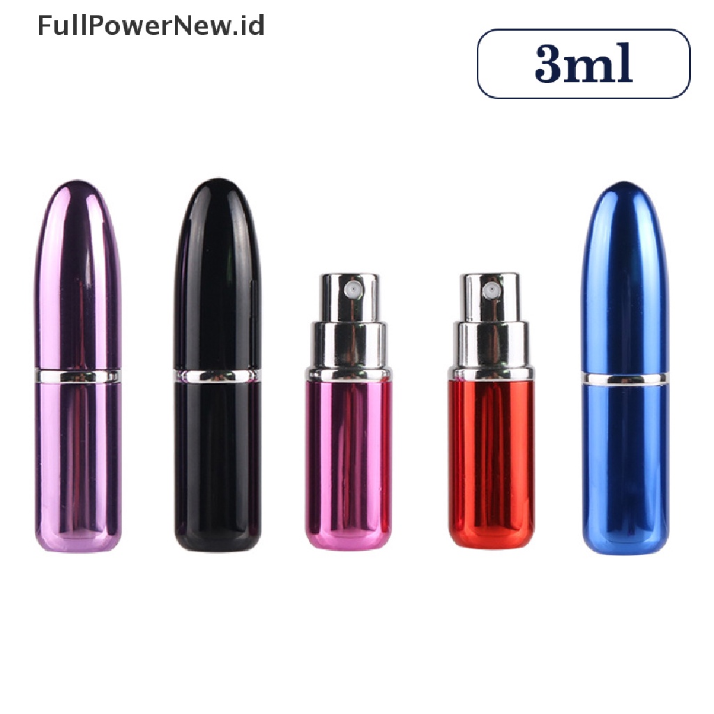 (Full) Botol Parfum Spray Atomizer Portable Bahan Aluminum Ukuran 3ML