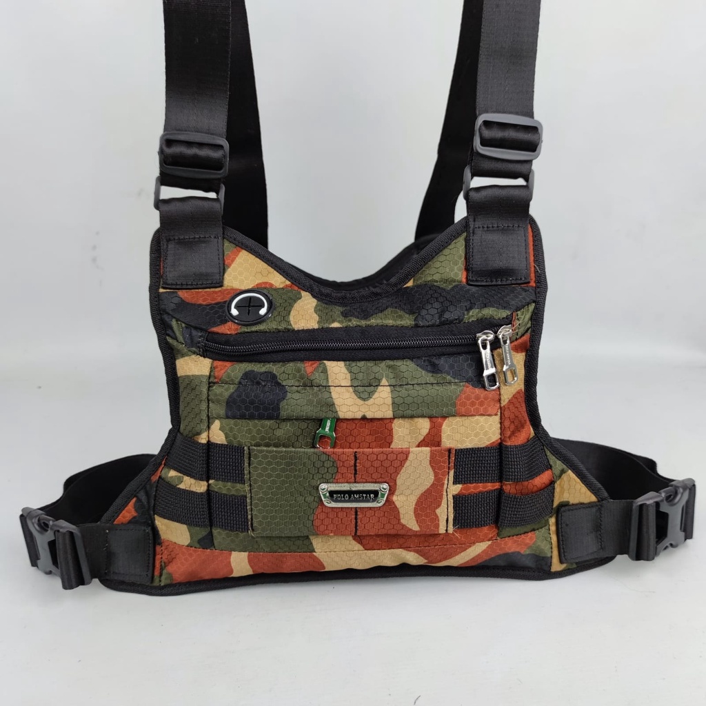 CHEST BAG TAS DADA TACTICAL SPORTY CASUAL TAS ROMPI SERBAGUNA SEPEDA TAS SELEMPANG DADA