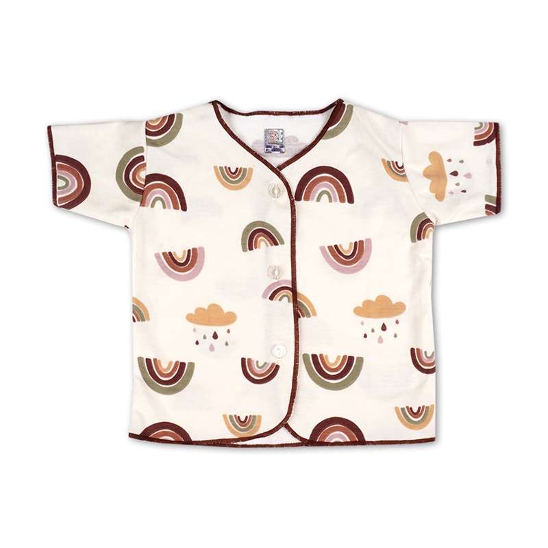 Miabelle Baju Pendek Kancing Depan Newborn Woodland Series