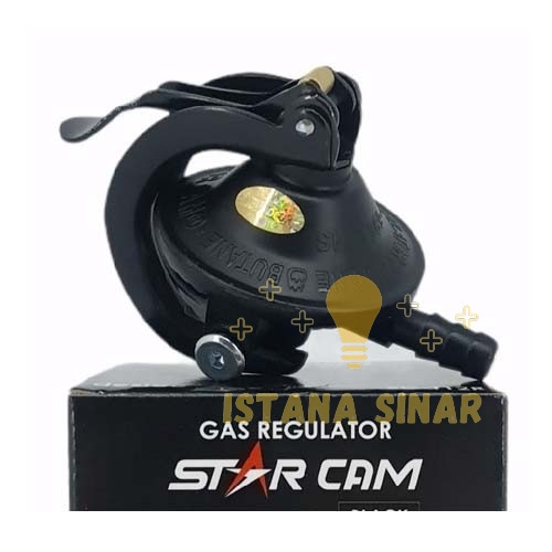 regulator gas STARCAM tekanan rendah SC-23.s Non Meter SNI Jepit