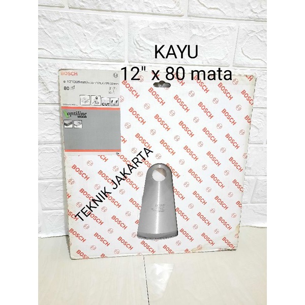 Mata Circular Kayu Sirkel 12" x 40 80 100 120 mata Gergaji kayu BOSCH