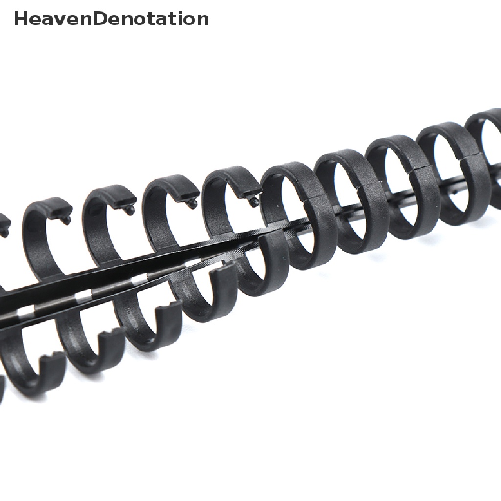 [HeavenDenotation] 30 Hole Loose-leaf Plastic Binding Ring Spring Spiral Rings for A4 A5 A6 Paper