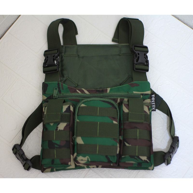 Tas dada chest bag chest rig premium / tas dada loreng army