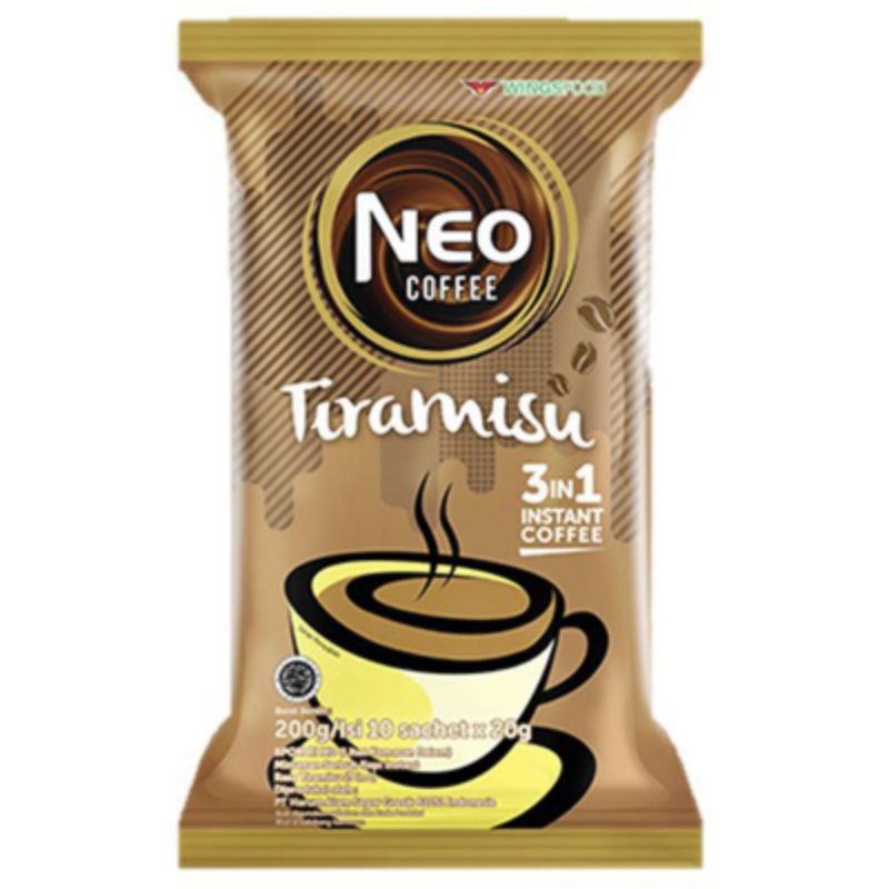 

NEO Coffee 3in1 Tiramisu Bag 10x20g