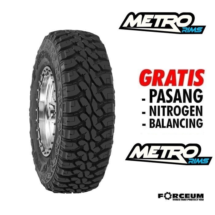 Ban Mobil Pacul Offroad R16 265/75 Merk FORCEUM MT 08 PLUS 265 75 R16 Ban OffRoad Untuk Velg Ring 16