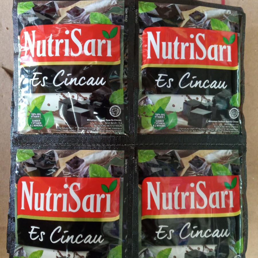 

Nutrisari Es Cincau | nutri sari isi 10 sachet