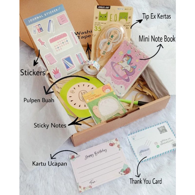 

STATIONERY GIFT BOX BASIC - KADO ULANG TAHUN - ALAT TULIS - GIFT BOX TERMURAH