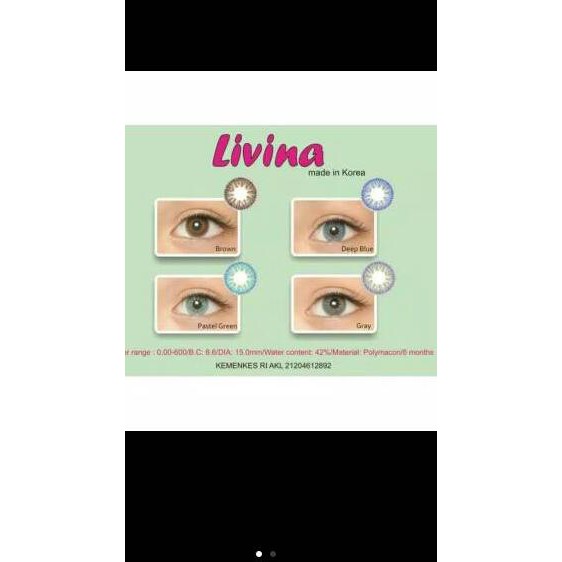 0 SOFTLENS LIVINA NORMAL (MOTIF & WARNA SAMA DGN SKY DUBAI)  ♁