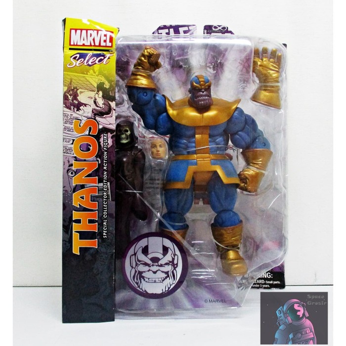 MAINAN & HOBI FIGURE ACTION FIGURE MARVEL SELECT THANOS WITH LADY DEATH HR1001W