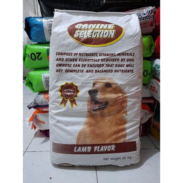 Grab/Gojek Makanan Anjing Canin Selection Rasa Lamb 20kg