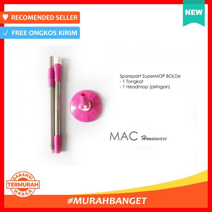 Tongkat Super Mop Bolde + Head Mop Original Bolde