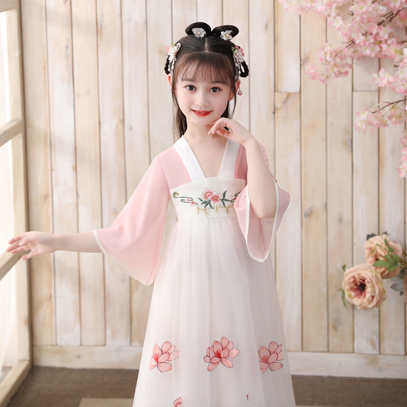 Little girl Hanfu spring and autumn new children's Ru skirt summer dress ancient girl princess skirt