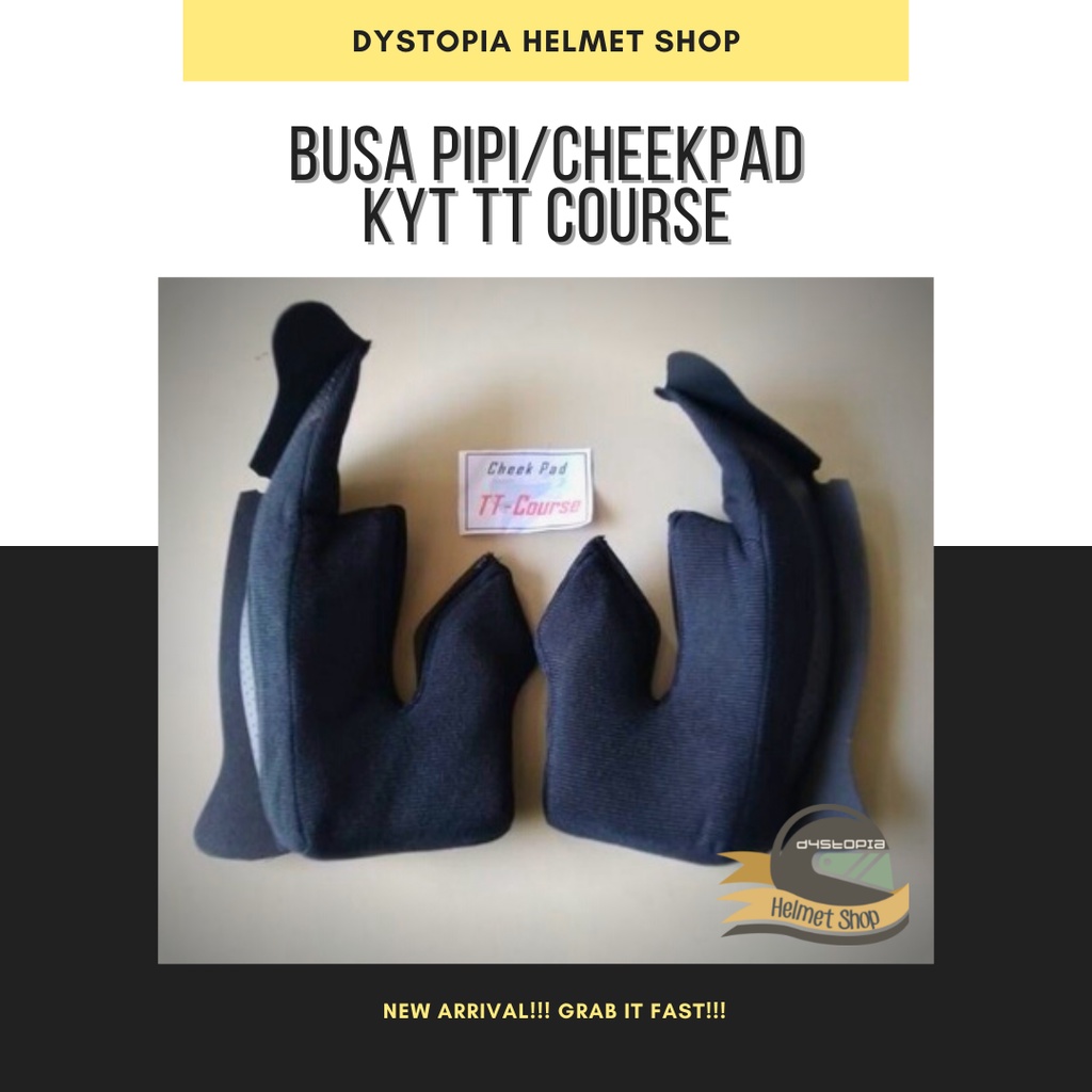 Busa Pipi KYT TT Course Cheekpad KYT TT Course custom