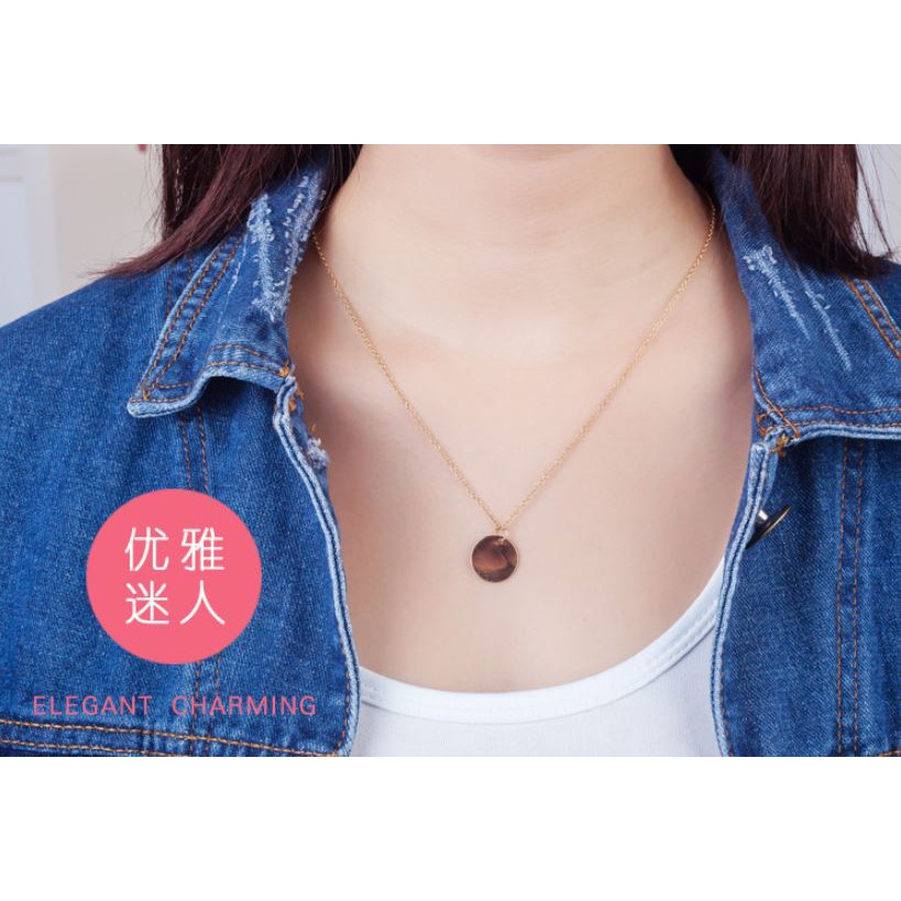 OILA kalung simpel bulat small round thin simple necklace jka159 (3D2)