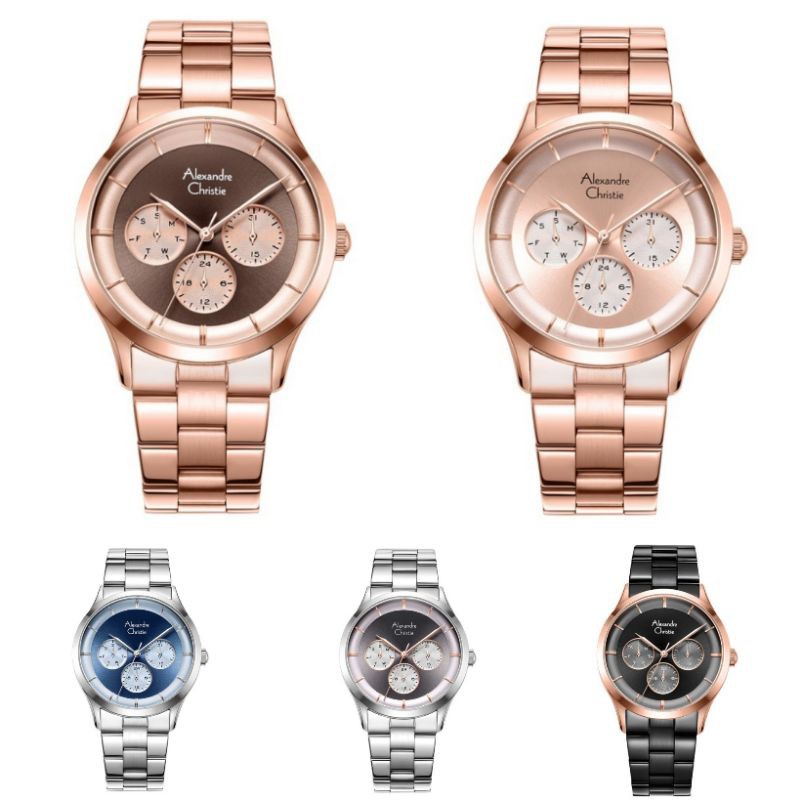 Jam Tangan Wanita Alexandre Christie AC 2889 Original Garansi 1 Tahun