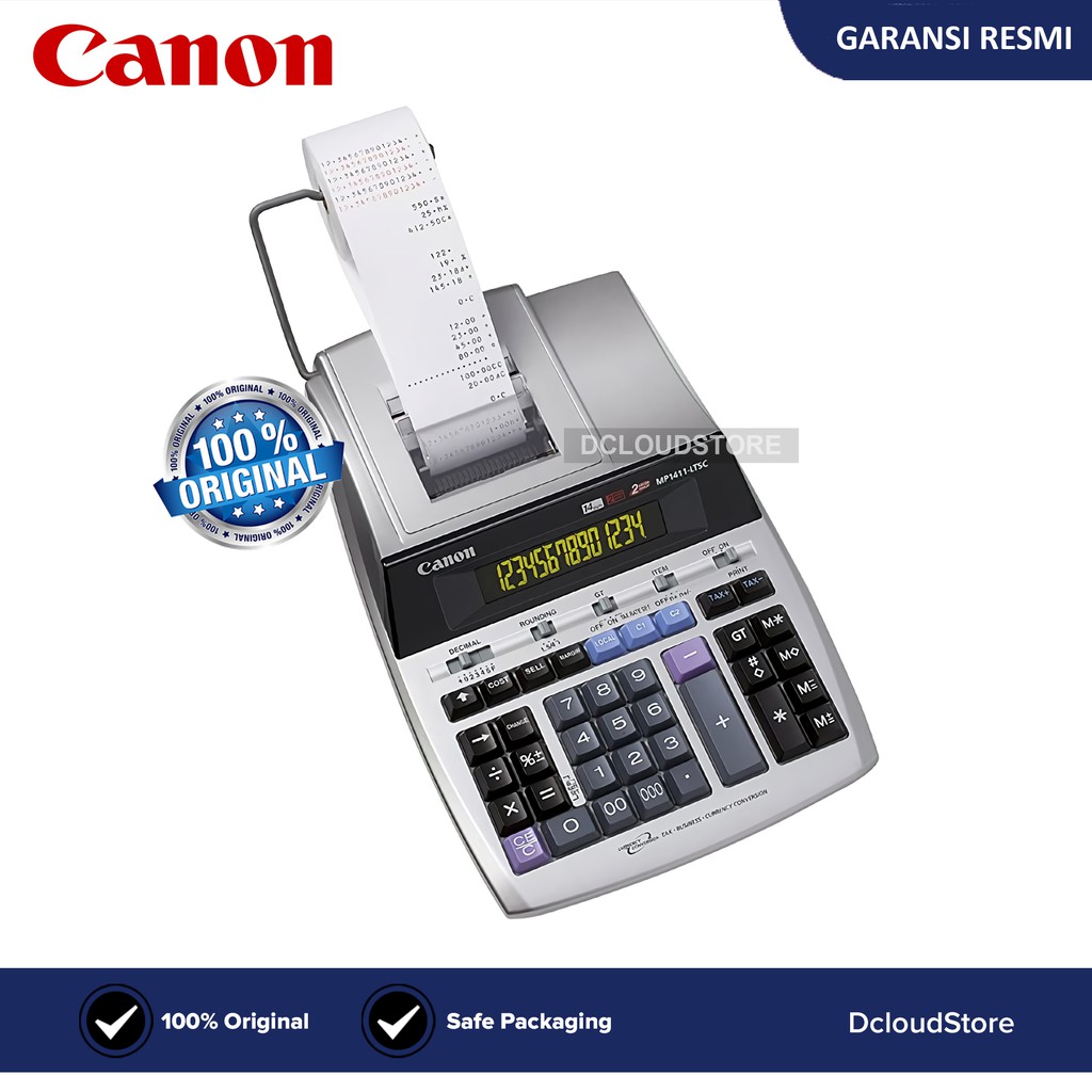 

Kalkulator Printer CANON MP1411-LTSC Original Printing Calculator Struk Kasir Kalkulator