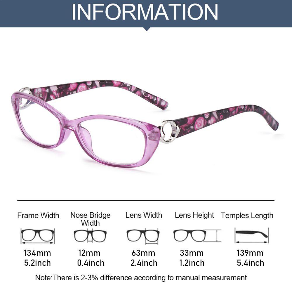 Lily Kacamata Baca Wanita Printing Vision Care Presbyopia Eyewear