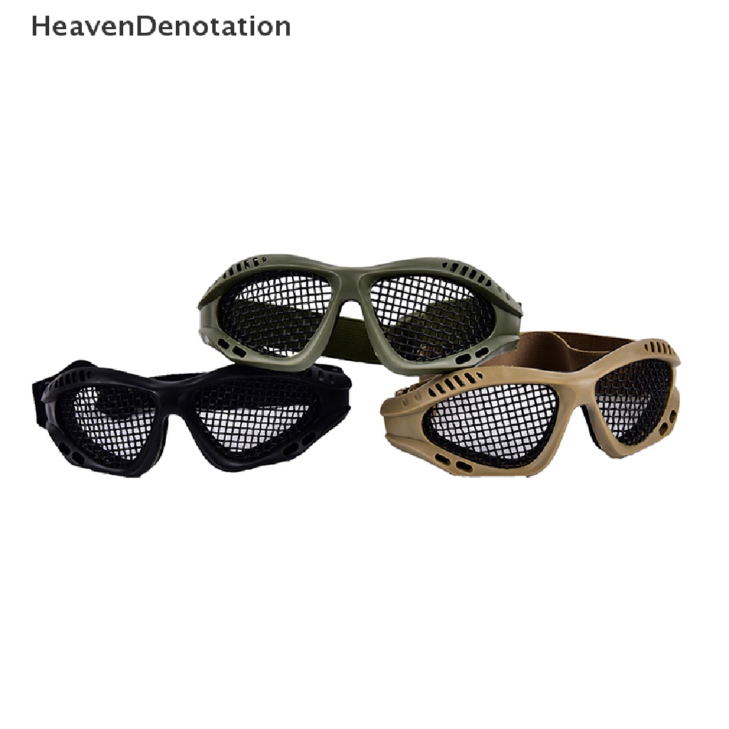 Kacamata Goggle Pelindung Mata Bahan Metal Mesh Untuk Paintball / Berburu / Airsoft