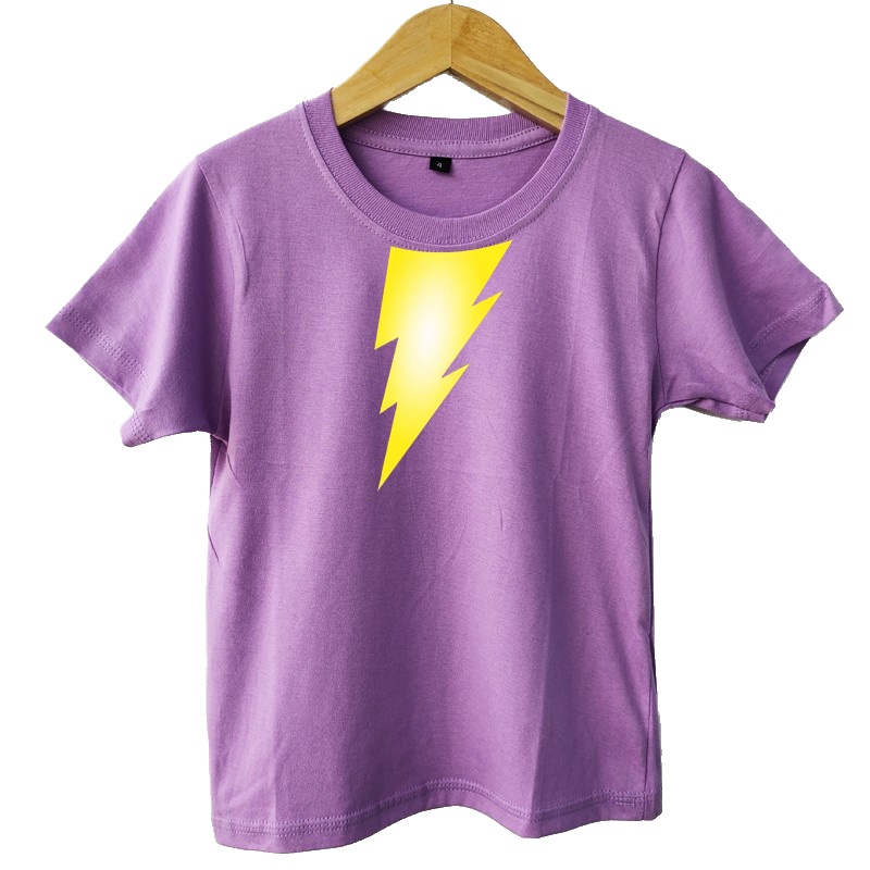 Kaos Anak Shazam Black Adam 6 Warna